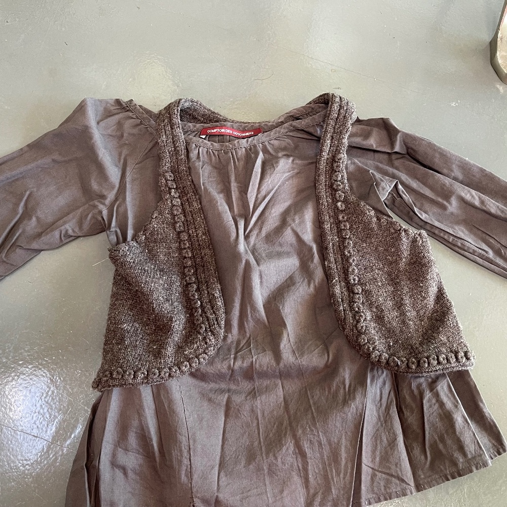 comptoir de cotonniers blouse and vest